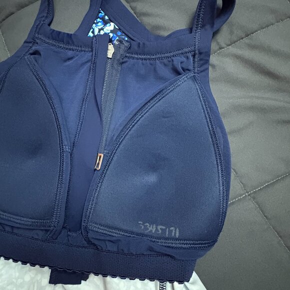 High Neck Zip Front Racerback Tankini Swimsuit Top - Size: 8 Long - NWT - Picture 10 of 15